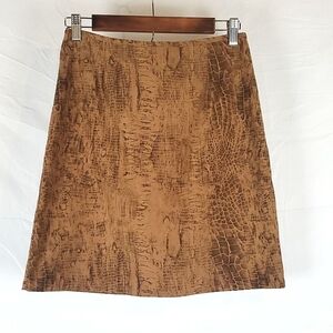 Vintage 90s‎ G-dresses Snakeprint Mini Skirt